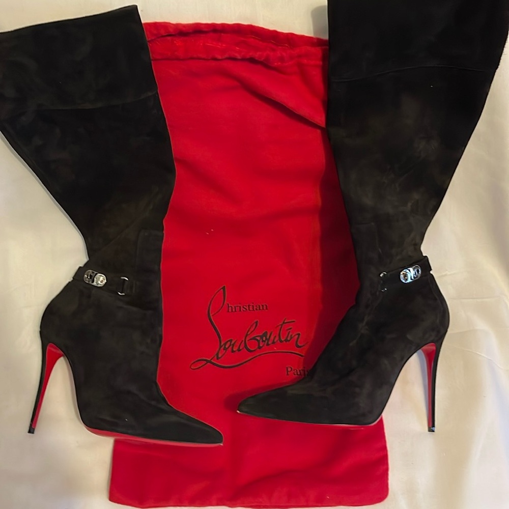 Like New Christian Louboutin Knee High Boots